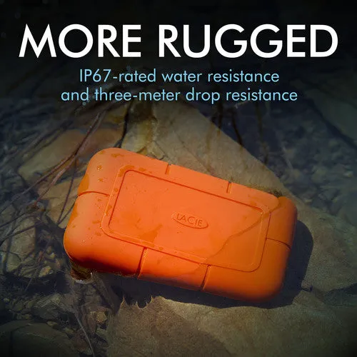 LaCie 2TB Rugged USB 3.2 Gen 2 Type-C External SSD