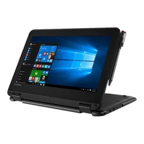 Lenovo 11.6" Touchscreen 300E 4GB RAM 128 SSD Windows 10 (Refurbished)
