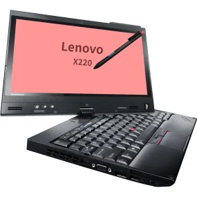 Lenovo ThinkPad X220 Tablet 12.5" (2.50GHz i5-2520m, 8GB, 256GB SSD)