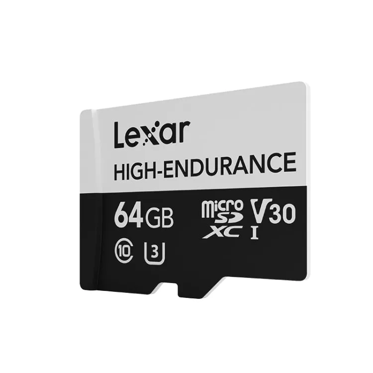Lexar MicroSDHC 64GB High-endurance Memory Card Driving Recorder Security Monitoring TF Card Video Card