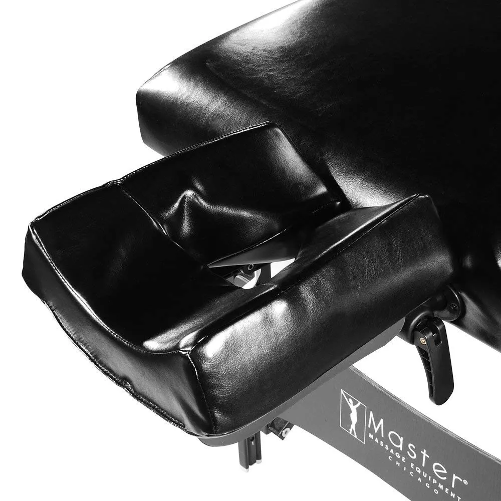 Master Massage 30" Galaxy Therma-Top Portable Massage Table Package, Black, Adjustable Heated Top