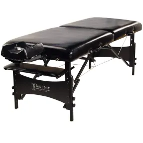 Master Massage 30" Galaxy Therma-Top Portable Massage Table Package, Black, Adjustable Heated Top