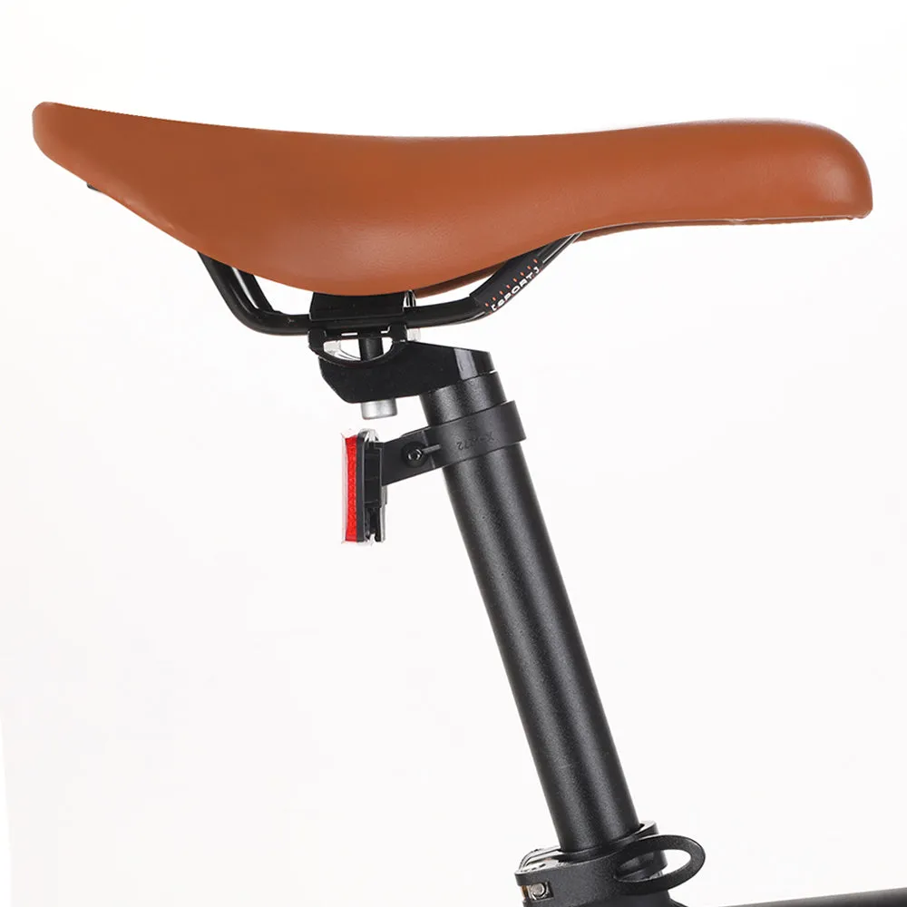 Matte Black eBike 36V 250W, LED Light, V-Brake, Hybrid Tyres - Valk