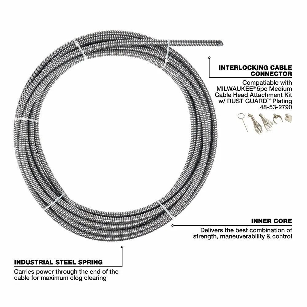 Milwaukee 2817A-21 M18 Drum Machine for 3/8"-1/2" Cable