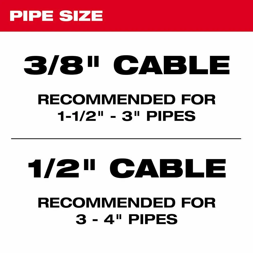 Milwaukee 2817A-21 M18 Drum Machine for 3/8"-1/2" Cable