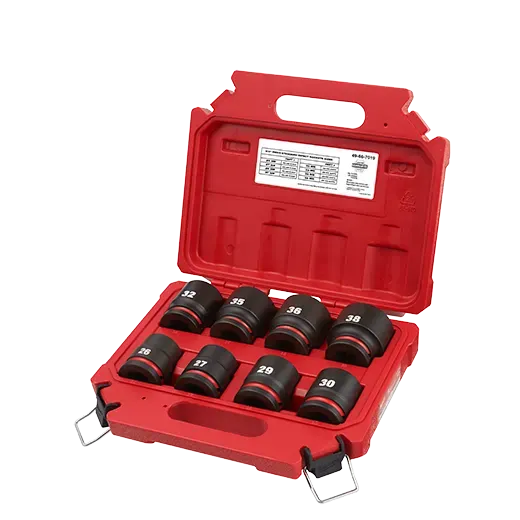 Milwaukee 49-66-7019 SHOCKWAVE Impact Duty™ 3/4" Drive Metric Standard 6 Point Socket Set 8pc