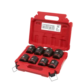 Milwaukee 49-66-7019 SHOCKWAVE Impact Duty™ 3/4" Drive Metric Standard 6 Point Socket Set 8pc