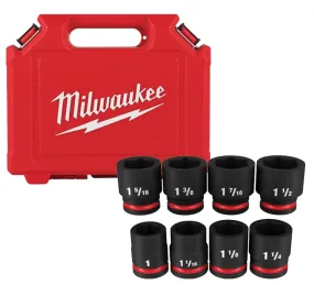 Milwaukee SHOCKWAVE Impact Duty Series 49-66-7017 Socket Set, Steel, Specifications: 3/4 in Drive :SET: QUANTITY: 1