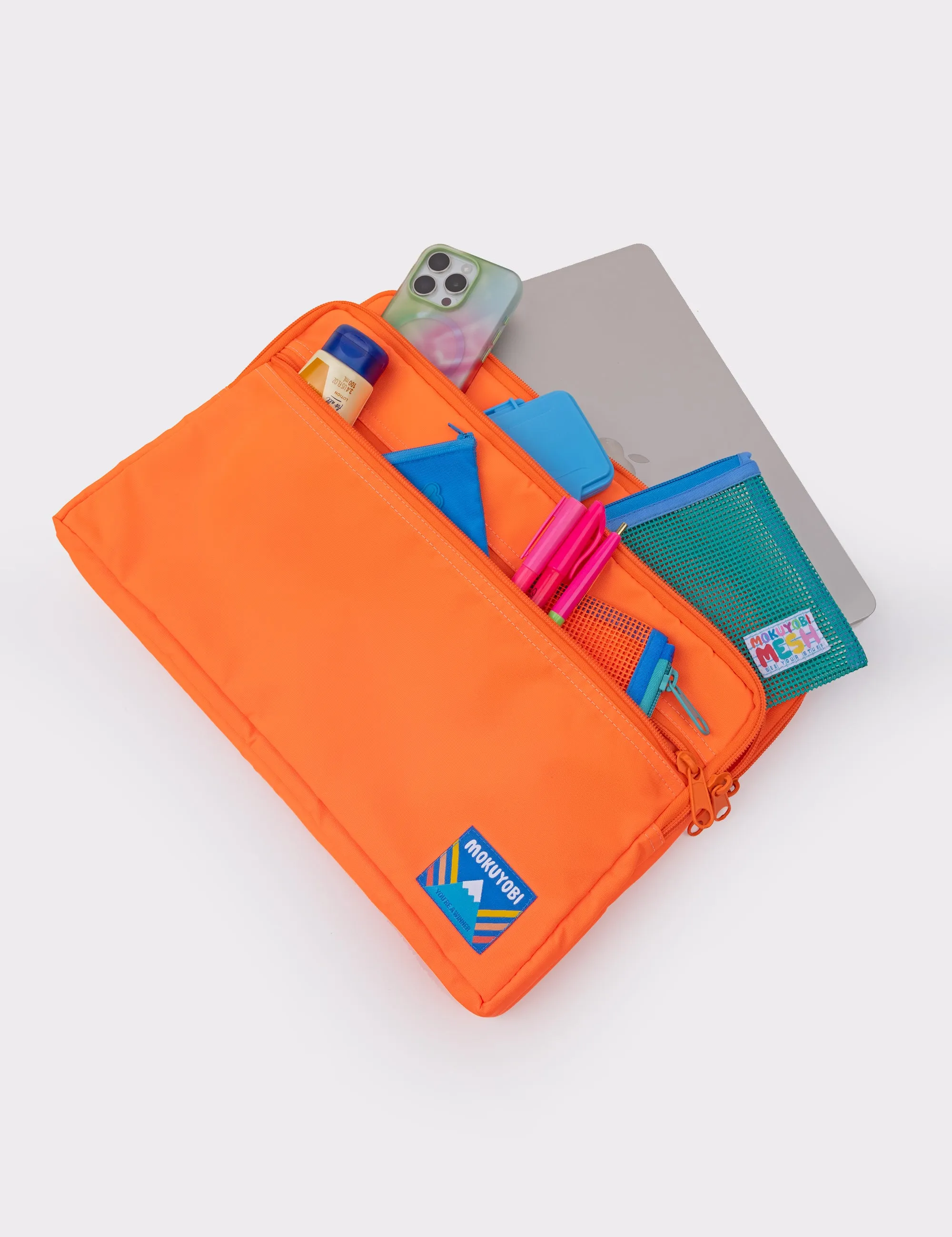 Neon Orange 15/16" Laptop Case