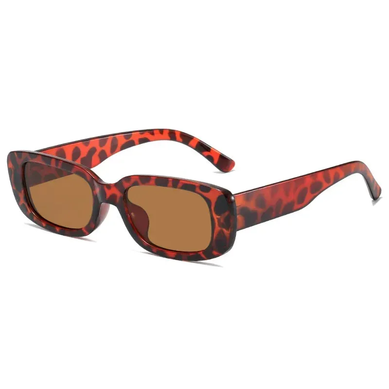 New Small White Frame Oval Sun Glasses Trend Sunglasses Unisex Punk Street Trend Cool Eyeglass Shades Glasses Frame UV400