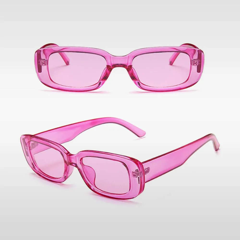 New Small White Frame Oval Sun Glasses Trend Sunglasses Unisex Punk Street Trend Cool Eyeglass Shades Glasses Frame UV400