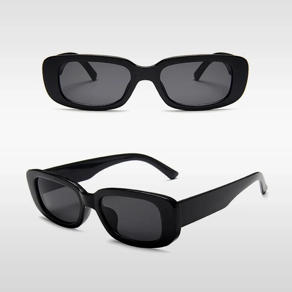 New Small White Frame Oval Sun Glasses Trend Sunglasses Unisex Punk Street Trend Cool Eyeglass Shades Glasses Frame UV400