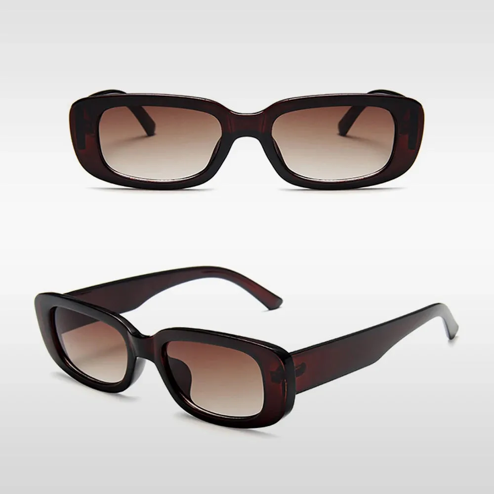 New Small White Frame Oval Sun Glasses Trend Sunglasses Unisex Punk Street Trend Cool Eyeglass Shades Glasses Frame UV400