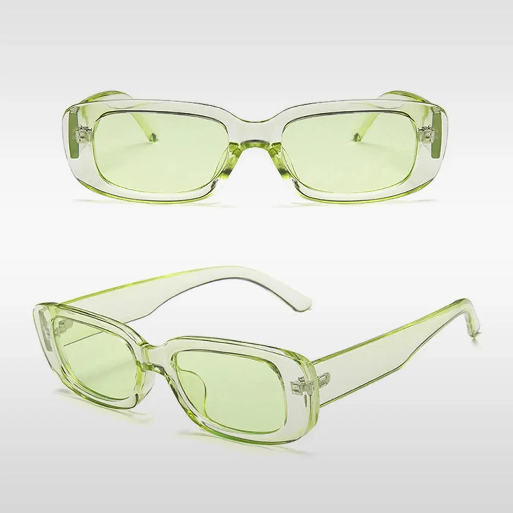 New Small White Frame Oval Sun Glasses Trend Sunglasses Unisex Punk Street Trend Cool Eyeglass Shades Glasses Frame UV400
