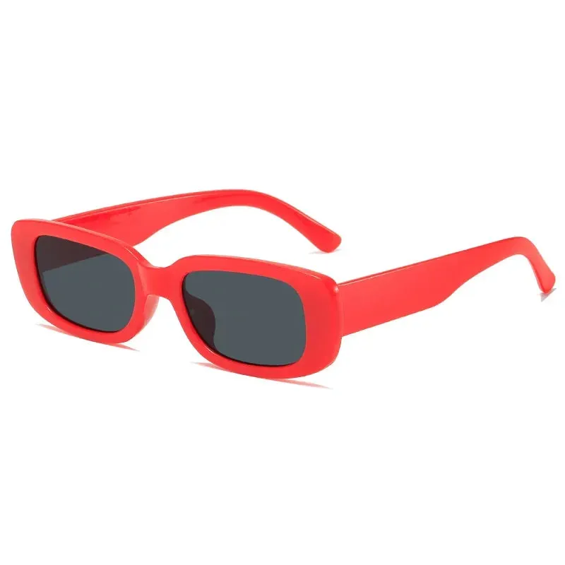 New Small White Frame Oval Sun Glasses Trend Sunglasses Unisex Punk Street Trend Cool Eyeglass Shades Glasses Frame UV400