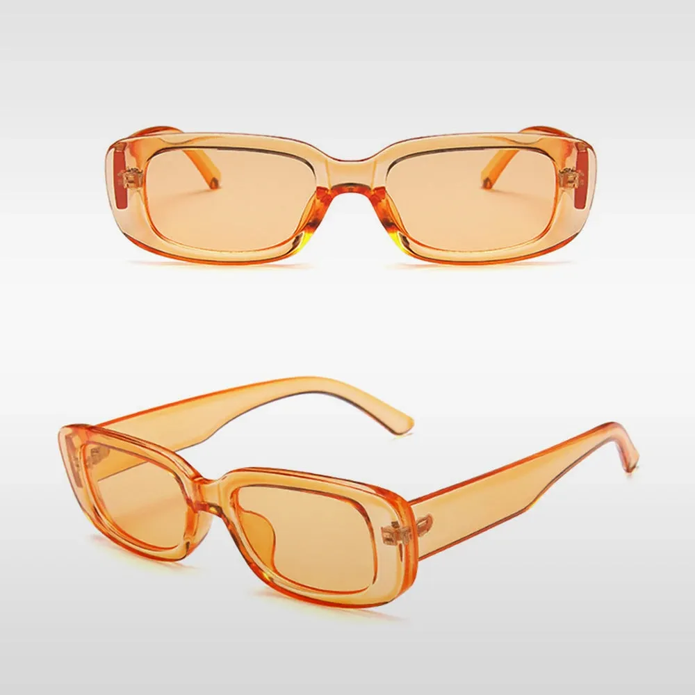 New Small White Frame Oval Sun Glasses Trend Sunglasses Unisex Punk Street Trend Cool Eyeglass Shades Glasses Frame UV400