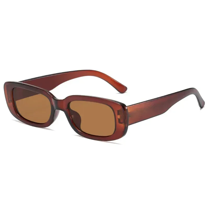 New Small White Frame Oval Sun Glasses Trend Sunglasses Unisex Punk Street Trend Cool Eyeglass Shades Glasses Frame UV400