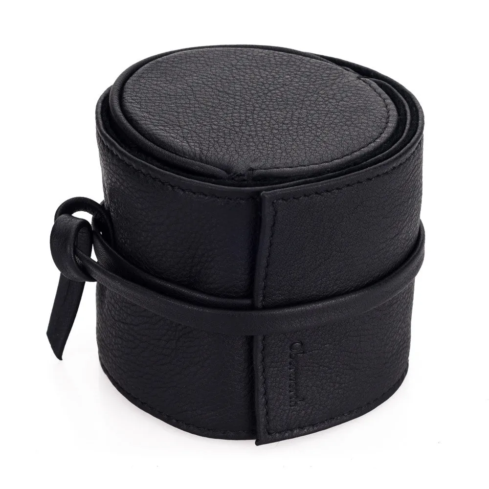 Oberwerth Donau Leather Lens Wrap, Black, Extra Large