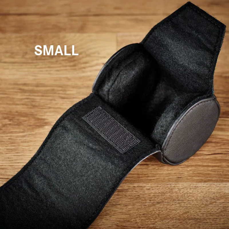 Oberwerth Donau Leather Lens Wrap, Black, Medium