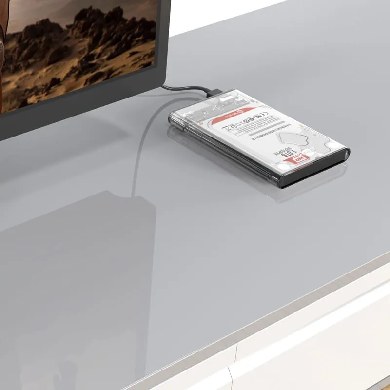 Orico 2.5" Usb3.0 Transparent Hdd Enclosure