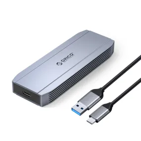 ORICO M.2 NVMe & SATA SSD Enclosure to USB 3.2 Gen 2 Type C Solid State Drive Case - 6Gbps/10Gbps High-Speed Data Rate & 4TB Storage Support for PCs, Computer Desktops & Laptops (Windows, macOS, Linux) | ORICO-DM2C3
