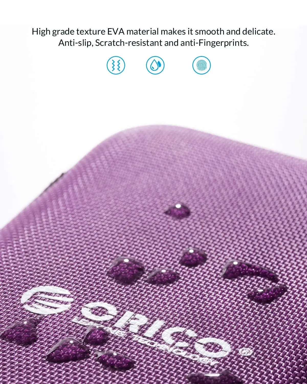 ORICO-PHD-25-PU-BP 2.5" Nylon External Drive Storage Caring Bag For WD My Passport Element, Seagate, Toshiba, Samsung