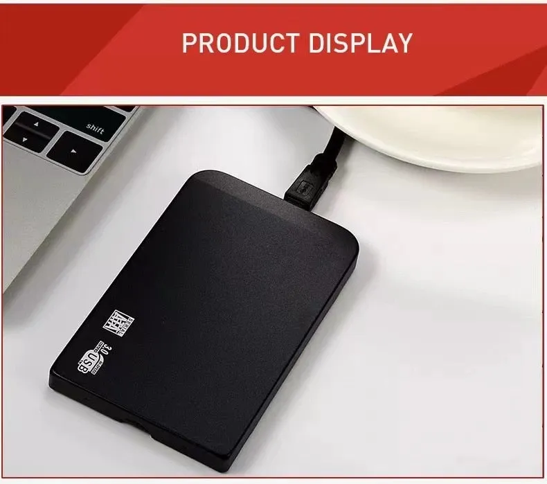 Original High-speed 1TB SSD Portable External Solid State Hard Drive USB3.0 Interface HDD Mobile Hard Drive For Laptop/mac
