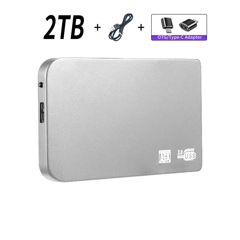 Original High-speed 1TB SSD Portable External Solid State Hard Drive USB3.0 Interface HDD Mobile Hard Drive For Laptop/mac