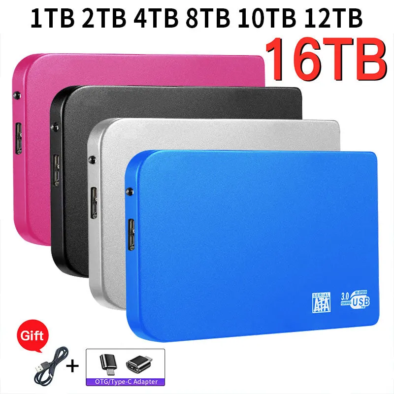 Original High-speed 1TB SSD Portable External Solid State Hard Drive USB3.0 Interface HDD Mobile Hard Drive For Laptop/mac