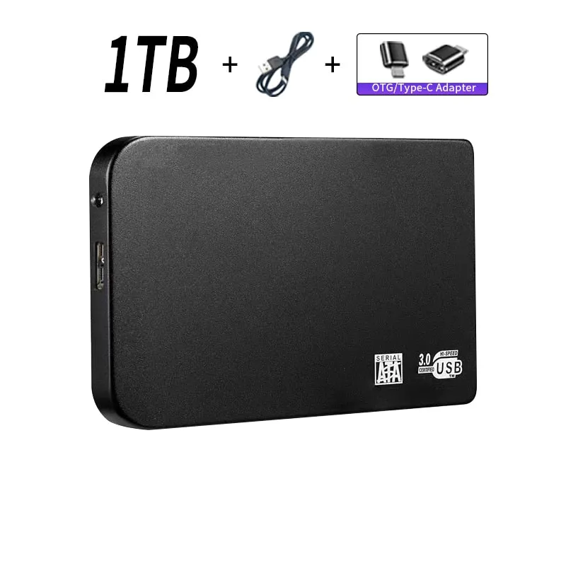 Original High-speed 1TB SSD Portable External Solid State Hard Drive USB3.0 Interface HDD Mobile Hard Drive For Laptop/mac