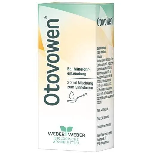 OTOVOWEN mixture drops 30 ml otitis media, stop a runny nose