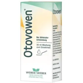 OTOVOWEN mixture drops 30 ml otitis media, stop a runny nose