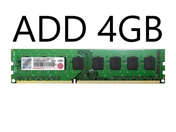 PC Upgrade 240GB SSD   4GB RAM