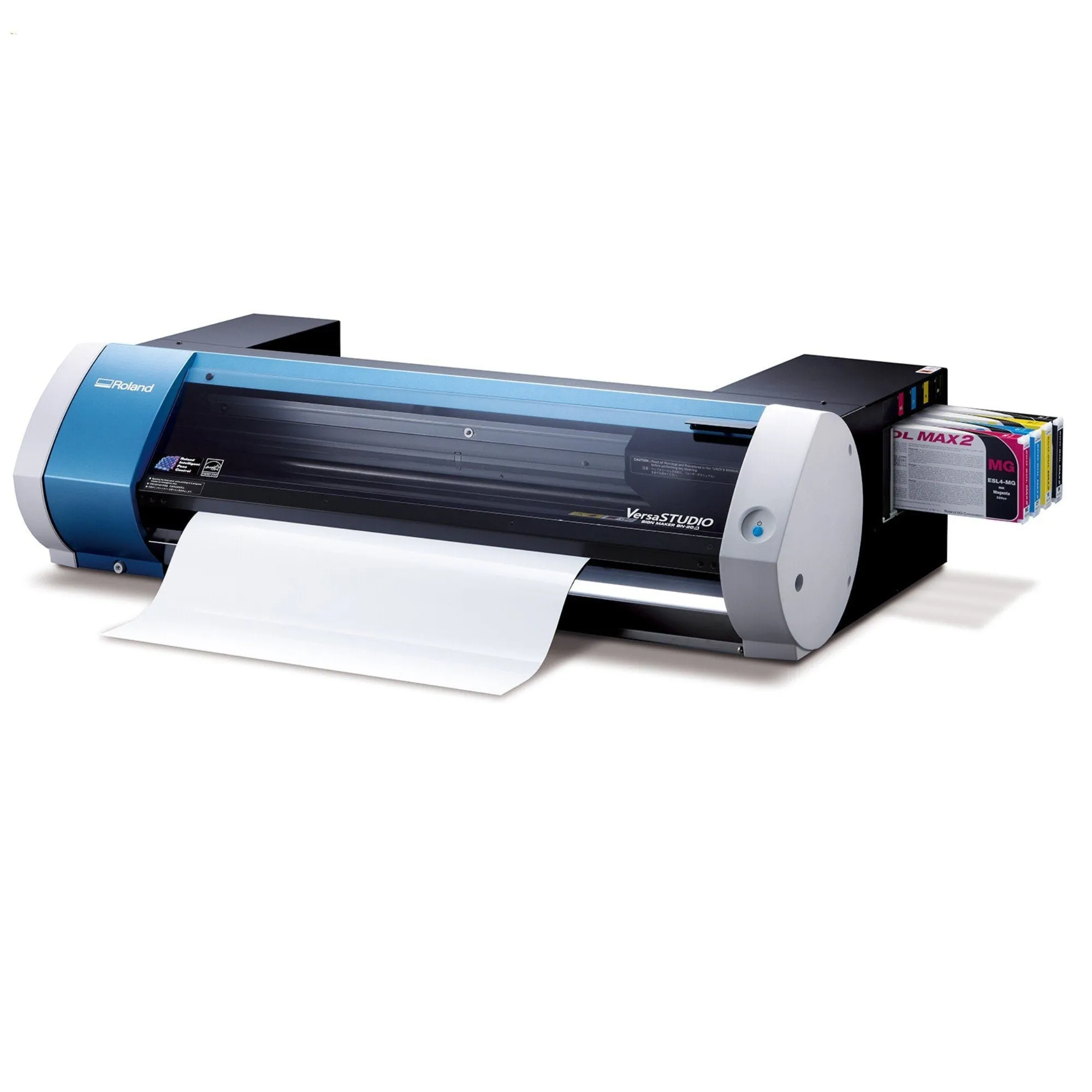 Roland BN-20A Desktop 20" Eco-Solvent Printer & Cutter w/ CMYK Inks & CorelDRAW