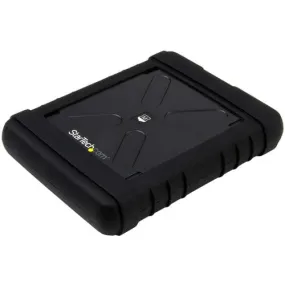Rugged Hard Drive Enclosure - USB 3.0 to 2.5in SATA 6Gbps HDD or SSD - UASP - Military MIL-STD-810G Rated - IP54 rated water and dust resistance - Tool-less design for easy use