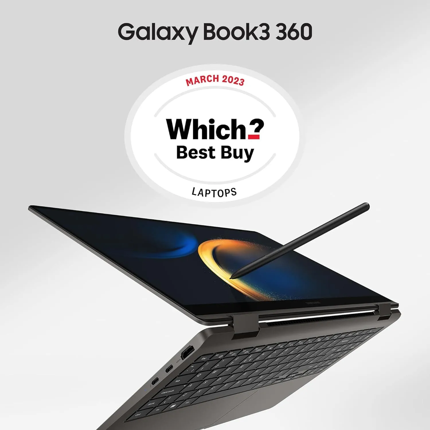 Samsung Book 3 360 Laptop - 13.3" Touchscreen, Intel Core i7, 16GB RAM, 512GB SSD, Graphite