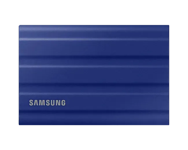 SAMSUNG T7 Shield USB 3.2 Gen 4 1TB Portable SSD Blue