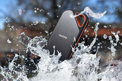 SanDisk 2TB Extreme PRO Portable SSD - Up to 2000MB/s - USB-C, USB 3.2 Gen 2x2 - External Solid State Drive - SDSSDE81-2T00-G25