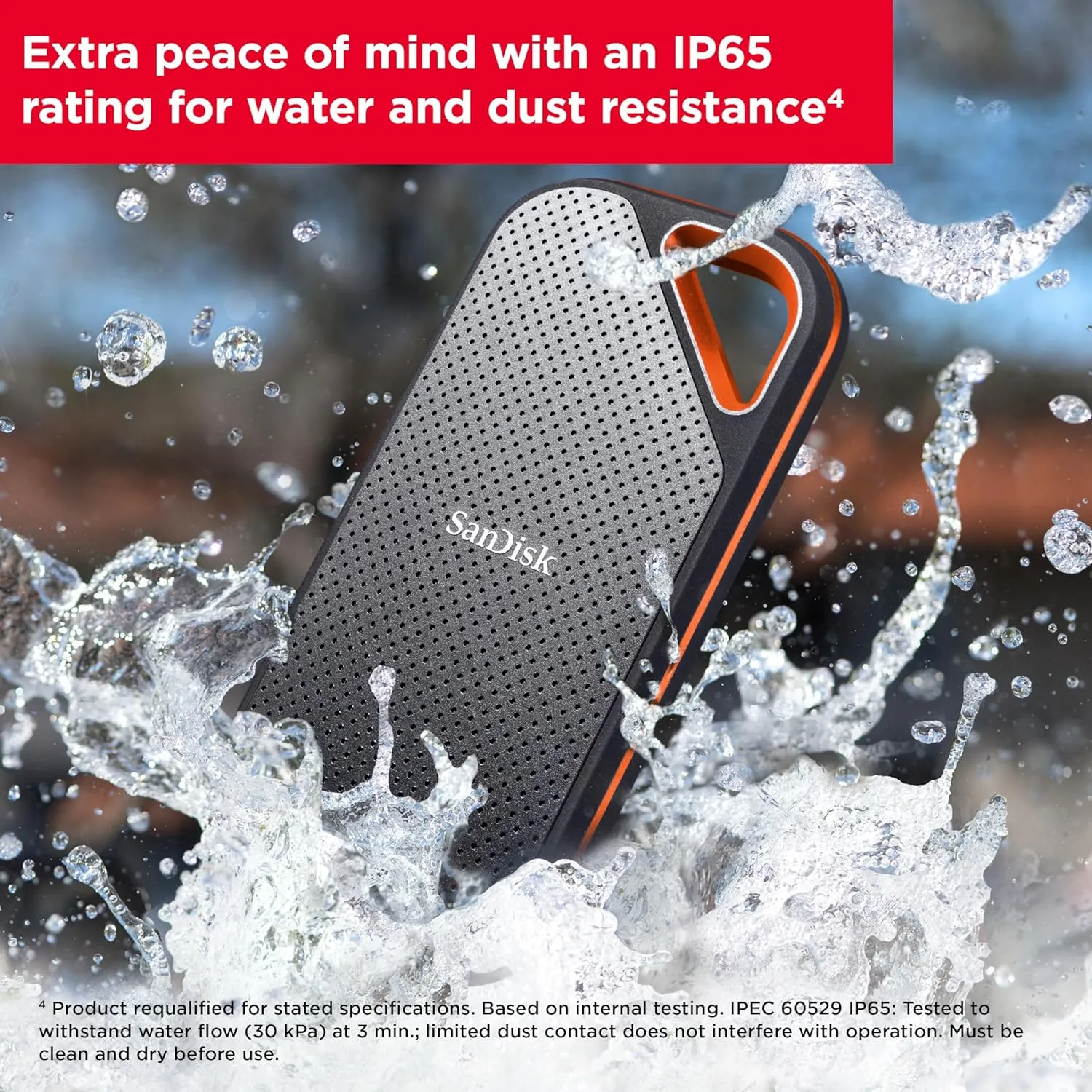 SanDisk 4TB Extreme Pro E81 V2 USB Type-C 3.2 Gen 2x2 Portable SSD SDSSDE81-4T00-G25