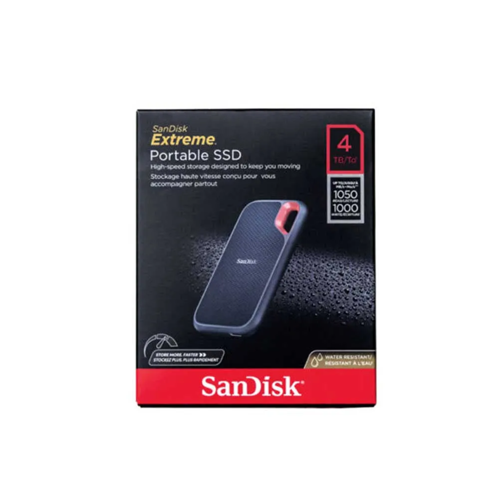 Sandisk E61 Extreme Portable SSD 4TB
