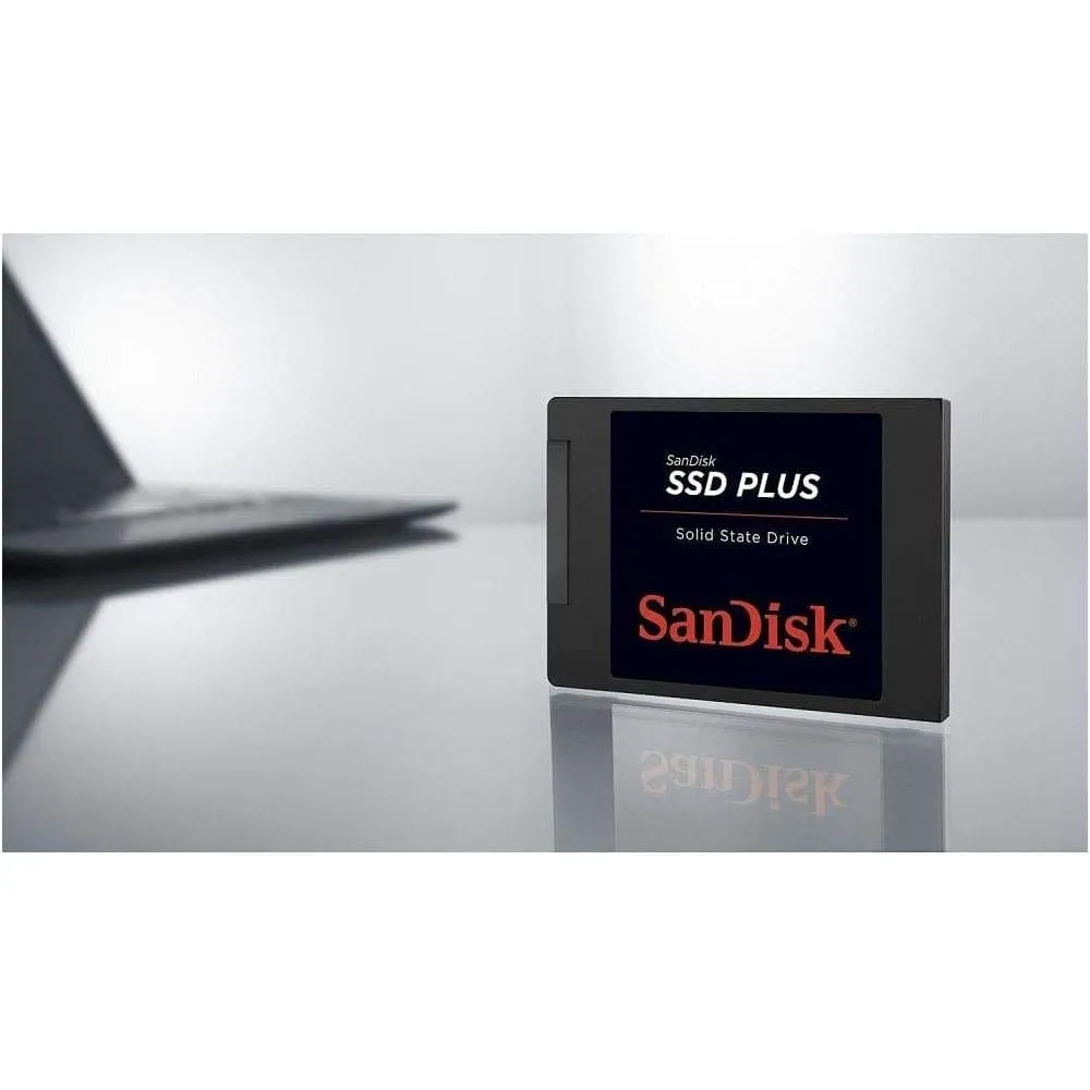 SanDisk SSD PLUS 240 GB Sata III 2.5 Inch Internal SSD, Up to 530 MB/s, Black
