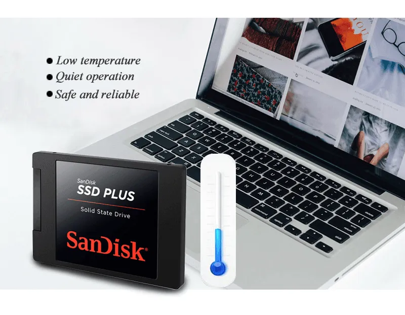SanDisk SSD PLUS 240GB 480GB 1TB 2TB 2.5" SSD