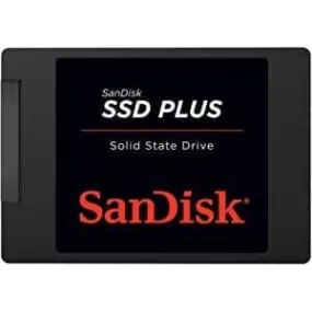 SanDisk SSD PLUS 480GB SATA III 2.5" Internal Solid State Drive, SDSSDA-480G-G26, Black