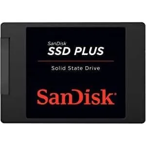 SanDisk SSD PLUS 480GB SATA III 2.5" Internal Solid State Drive, SDSSDA-480G-G26, Black