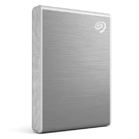 Seagate One Touch SSD External Hard Drive - 500GB - Silver (USB-C 3.1 only)