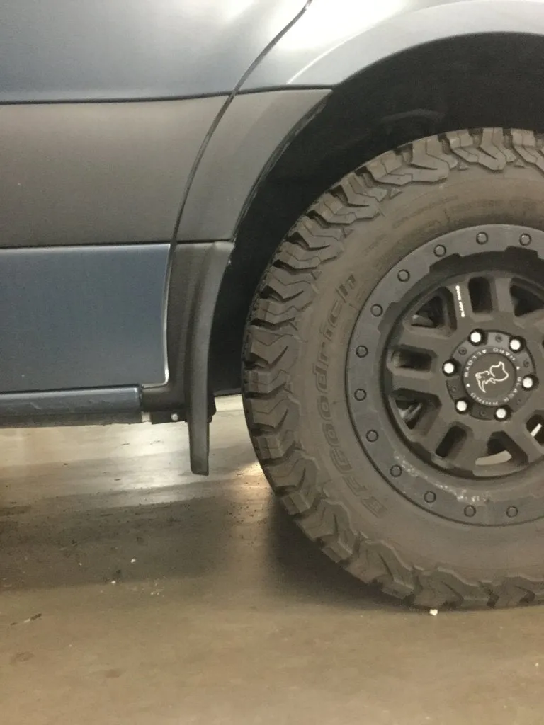 Terrawagen Mondo Mudguards - 2019  Mercedes Sprinter