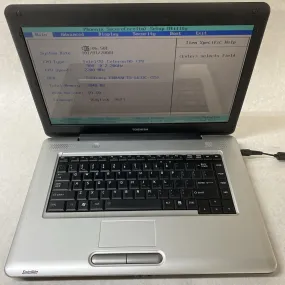Toshiba Satellite L455-S4056 15.6" Celeron 900 2.20GHz 8GB RAM No Battery HDD OS