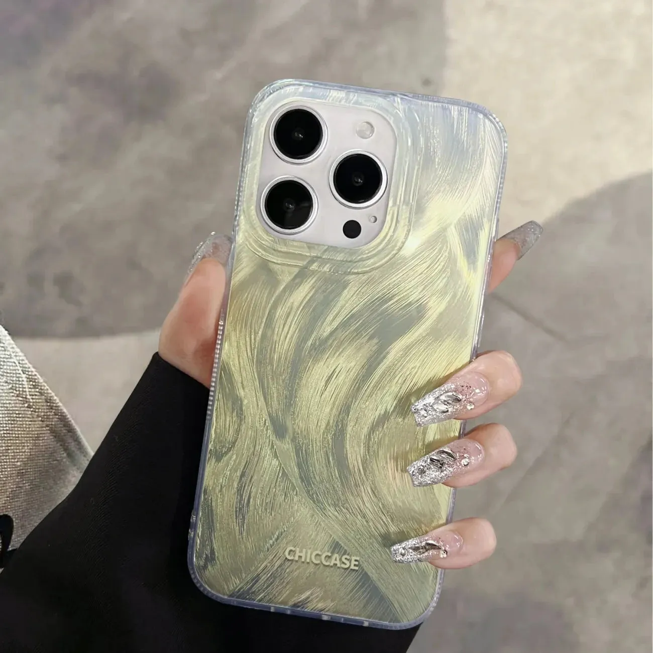 Uakiss Fashion Glitter Starry Gradient Phone Case For iPhone 15 16 Pro Max 16E 14 13 11 12Pro Max 7 8Plus SE2 X XS XR Shockproof Cover