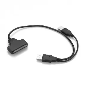 USB 3.0 SATA 15   7 Pin to USB 2.0 Adapter Cable