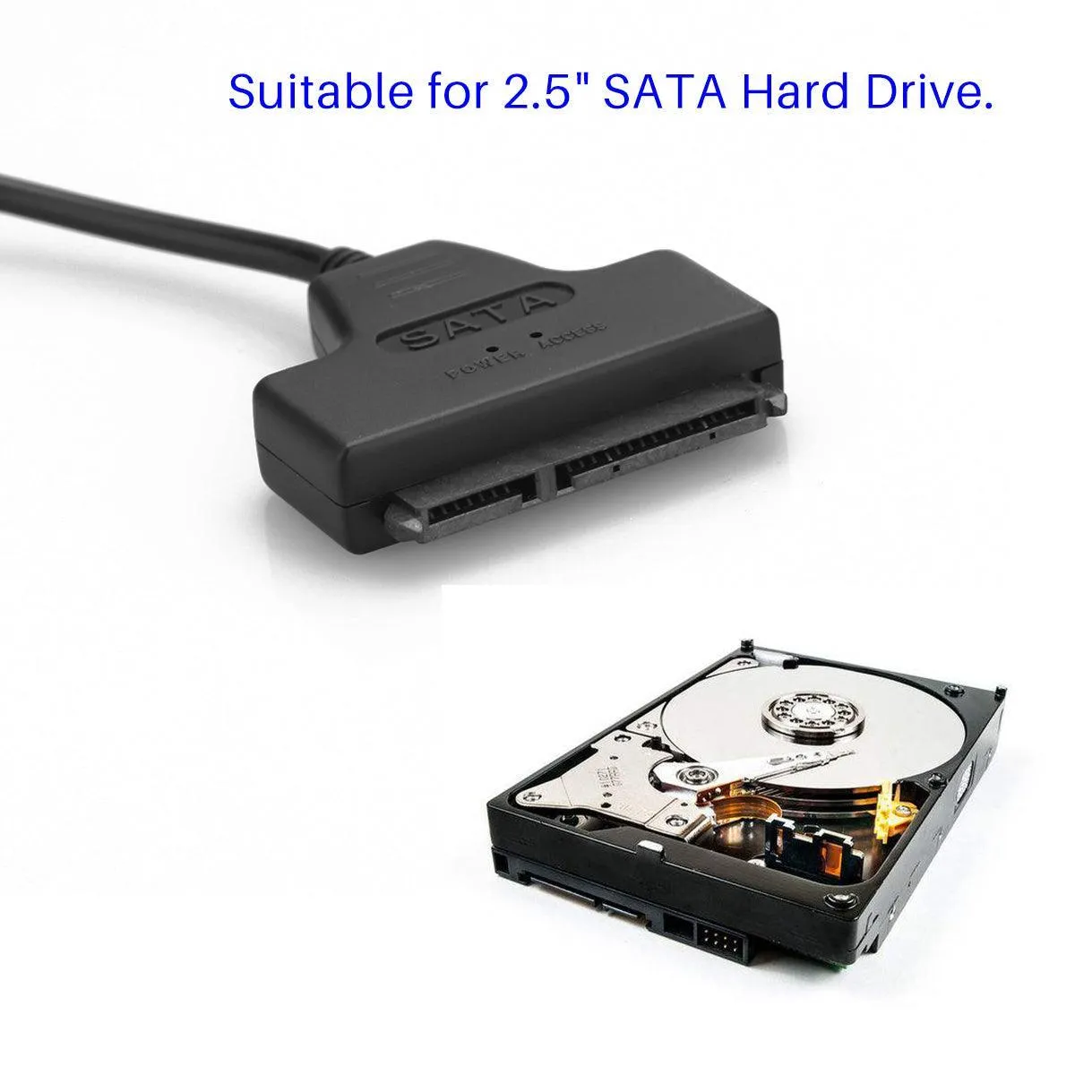 USB 3.0 SATA 15   7 Pin to USB 2.0 Adapter Cable